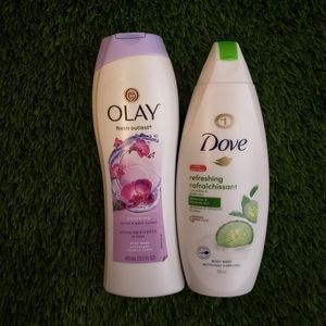 Olay & Dove Body Wash (2 pack)